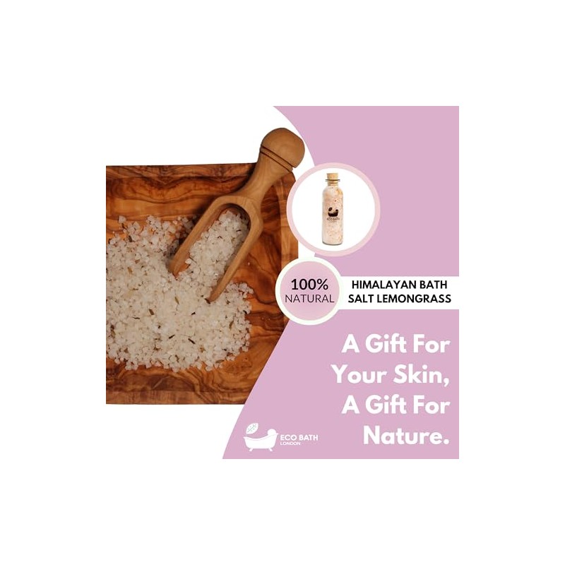 Eco Bath London Lemongrass Himalayan Bath Salt 300g - Premium