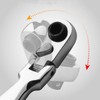Ratchet Wrench, 2 in 1 Quick Release Flex Head Teardrop