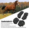 Horse Front Hind Leg Boots Shock Absorption Breathable Open Front