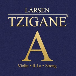 LARSEN STRINGS Violin strings Tzigane multifilament fibre core A Alu strong