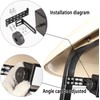 10L0L Universal Golf Cart 4 Panel Mirror for Yamaha EZGO