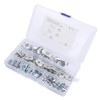 Car U Clips 50 Pcs Manganese U Shape Nuts Assortment