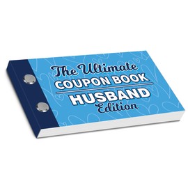 RED OCEAN Coupon Book Husband Edition | Gift For Him| Romantic Love Vouchers for Husband, Couple Gift for Valentines Day, Birthdays & Christmas | Gift For Husband, Couple, Partner
