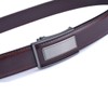 Men’s Belt Beltox Ratchet Dress Leather Buckle Belt Black Brown