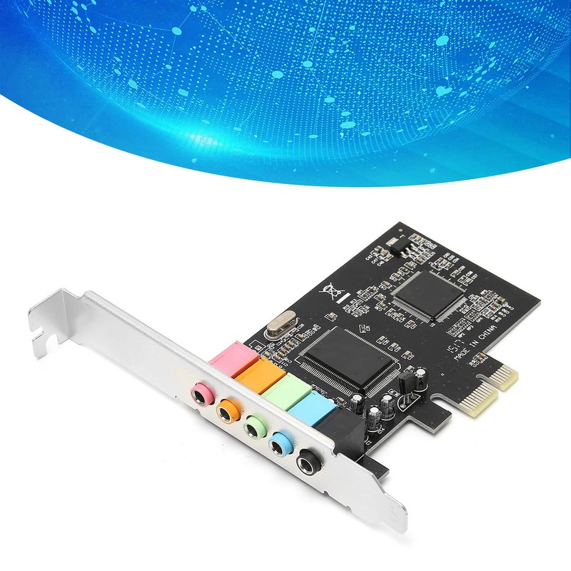 ASHATA PCIe Sound Card, 5.1 Internal Sound Card for PC