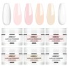 AIMEILI Acrylic Nail Set, 6 Colours, Acrylic Powder for Nails,