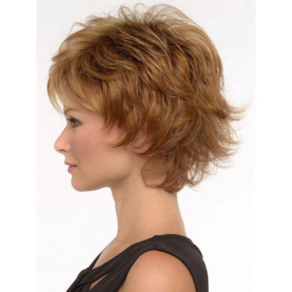 Envy Wigs Alyssa Wig Color TOASTED SESAME 4" Short Layered