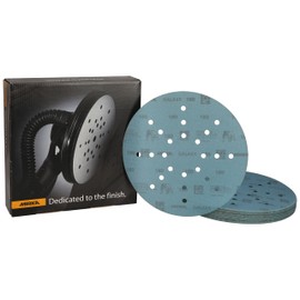 Mirka Galaxy Sandpaper 225 mm Velcro Grain 180 / for Long Neck Sanders / Pack of 25 Sanding Discs