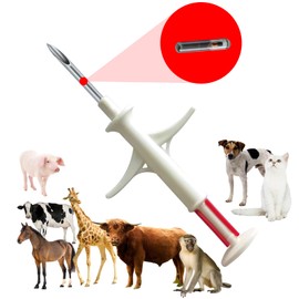 Manruta 20 Pack Universal Standard Animal Identification Microchip Tags for Large Dogs Horses Cow Pig Goat ISO 11784/11785 FDX-B 2.12X12mm Size 15 ID Numbers