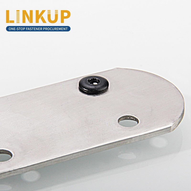 Linkup 300pcs pack 3/32" x 5/32" Black pop blind Rivets,