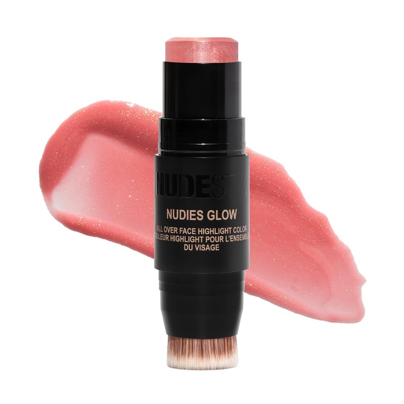 Nudestix Nudies Glow Highlighter Stick – Multi-Use Cream Highlighter for