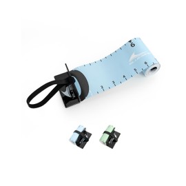 BLUEWING 60"/ 96" Fishing Ruler Portable Roll Up Fishing Ruler Folding Fish Measuring Tape with Bump Board Waterproof Fishing Measurement Tool for Tuna Marlin Shark Mahi Swordfish Tournament Ruler