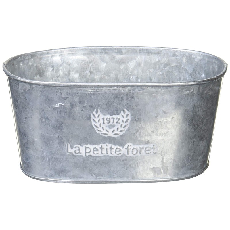 GREENHOUSE French Silver Tin Oval S 3390-C