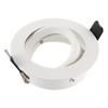 SEBSON Housing for Recessed Spotlights Round Pivoting Aluminium White Mounting