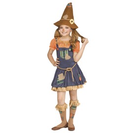 Fun World Scarecrow Costume, Large 12-14, Multicolor
