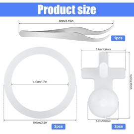 2pcs Bottle Lid Seal Rings and 2pcs Replacement Stoppers, Rubber Seal Parts O-Ring Gasket Replacement Plugs Compatible with THERMOS FUNTAINER 16 Oz Stainless Steel Vacuum Insulated Water Bottle