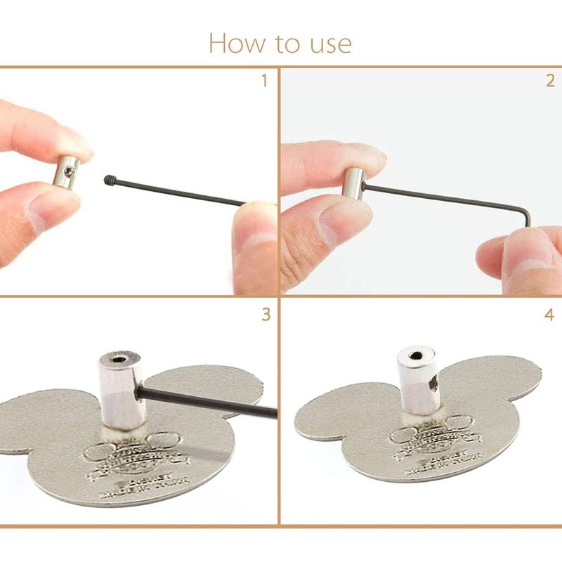 30Pcs Pin Locking Backs Pin Keepers Pin Locks Backs Locking