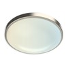 13" LED Flush Mount Ceiling Light Brushed Nickel Dimmable Adjustable