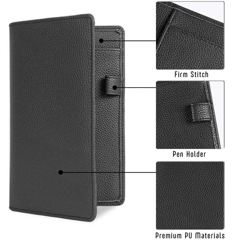 Sanlykate Server Book for Waitress & Waiter, RFID Blocking PU