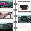 Aunginsy Auto Dashboard Storage Box Organizer Holder Tray Fit Toyot@a