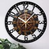 Luxury Design 25cm Circular Iron Clock Silent Operationsheet size: 10