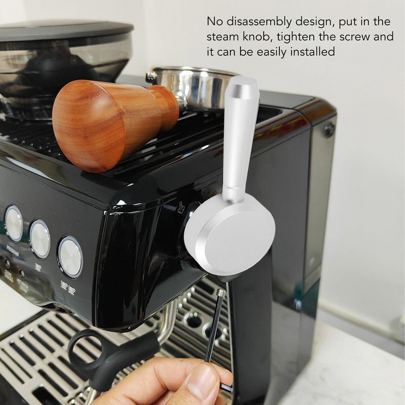 Coffee Machine Steam Lever Aluminium Alloy Coffee Machine Conversion Accessory
