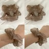 [LAMINGKI] Mingkipuff Sheer Aesthetic Hair Tie Scrunchies for That Girl