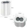 800pc Aluminum Crimping Loop Sleeve Ferrule Cable Ferrule Crimping Loop