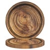 MaitianGuyou Wood Grain Paper Plates Includes 40Pcs 7 Inch and