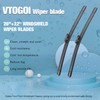 VTOGOI VTOGOI Windshield Wipers Replacement for Volkswagen Atlas 2018-2023 Front