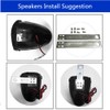 12V Radio 3 inch Motorcycle ATV UTV Golf Cart Waterproof
