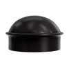 VIVIDA 2-3/8" Chain Link Post Caps, Black Post Cap for