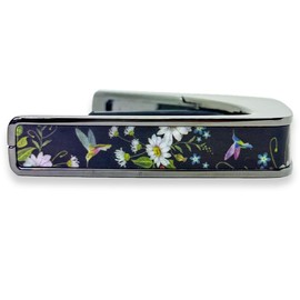 Thalia Capos Limited Series BC-HUMMINGBIRD/HUMMINGBIRD Black Chrome Capotast Guitar with 12" Fred Pad