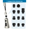Hygie Rinse Pull Down Faucet Head Replacement with 11 Adapters