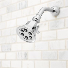 Speakman S-2255 Anystream Shower Head for Stylish Classic Bathroom Décor, 2.5 GPM, Polished Chrome