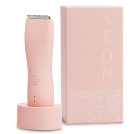 ZOMA | Rasuradora Mujer - Rosa | Depiladora Electrica para Mujer | Maquina para Cortar Cabello, Corporal y Zonas Íntimas | Rasuradora para Mujer con Cuchillas de Cerámica Anti Corte