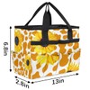 Yellow Cow Print Garden Tool Bag Heavy Duty Waterproof Oxford
