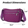 SULCET Hobo Bags for Women Casual Quilted Crossbody Purse Waterproof
