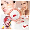 TEHAUX Stylish Hand Makeup Palette 2pcs Hand Nail Art Mixing