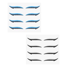 GEUUFEA Glitter Eyeliner Stickers, Eye Line Strip Sticker, Adhesive Eyeliner Stickers, Instant Eyeliner Stickers, Waterproof Eyeliner Makeup Stickers for Eyes Dress Up