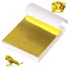24K Papel de Oro-100 Páginas, Hoja de Oro Arte Diseño