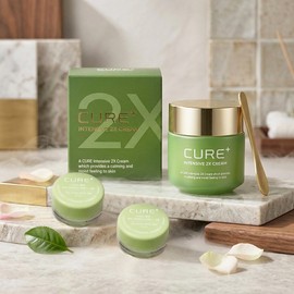 [Main product 50g × 1 + 3.5g × 2] Kim Jeong-moon Aloe Cure Plus Intensive 2X Cream / [본품50g×1개+3.5g×2개]김정문알로에 큐어플러스 인텐시브 2X 크림