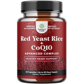 Natures Craft Suplemento de Arroz de Levadura Roja con Coq10: F?rmula
