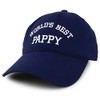 Trendy Apparel Shop World's Best Pappy Embroidered Low Profile Soft