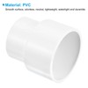 PATIKIL PVC Reducer Pipe Fitting 63mm to 50mm ID, Straight