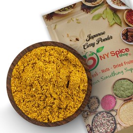 NY SPICE SHOP Japanese Curry Powder – Japanese Curry Powder Seasoning - Curry Powder Spice - Ground Curry Powder - Golden Curry Mild - Golden Curry Japanese Curry Mix – Curry Powder Blend 8 (Ounce)