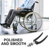VILLCASE 2 Pack Wheelchair Front Wheel Fork Replacement Bracket with