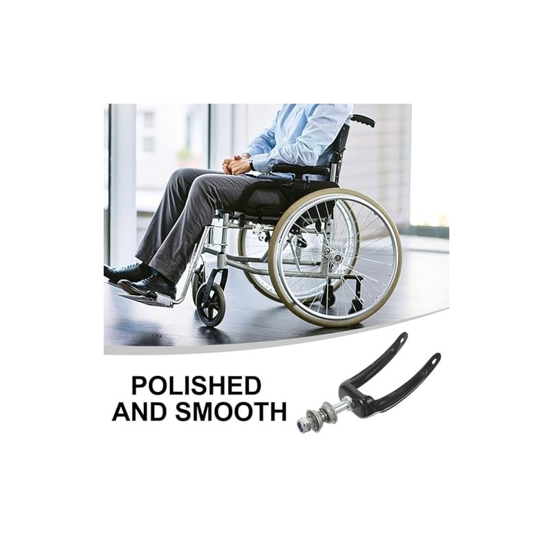 VILLCASE 2 Pack Wheelchair Front Wheel Fork Replacement Bracket with