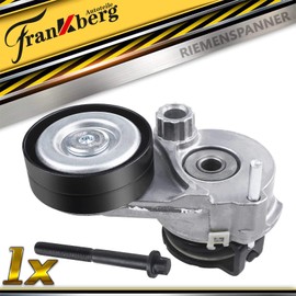 Frankberg Belt Tensioner Belt Pulley Tensioner Compatible with Astra G/H/J Vectra C Zafira B Aveo Cruze Stilo 9-5 1.4L 1.6L 1.8L Petrol 2004-2019 55556090