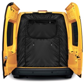 Rear Door Closure Bug Screen Compatible with Ford Transit 2014-2024 T250 T350 T350HD High Roof 148WB and 178WB, Campervans Van Mosquito Net with Zipper & Privacy Panel
